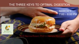 Wellness Lecture Series Begins – The Ins and Outs of Digestion – August 10 at 7 PM
